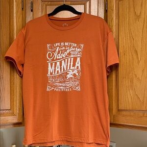 Kamisa Women's Orange Short Sleeve Tee XL